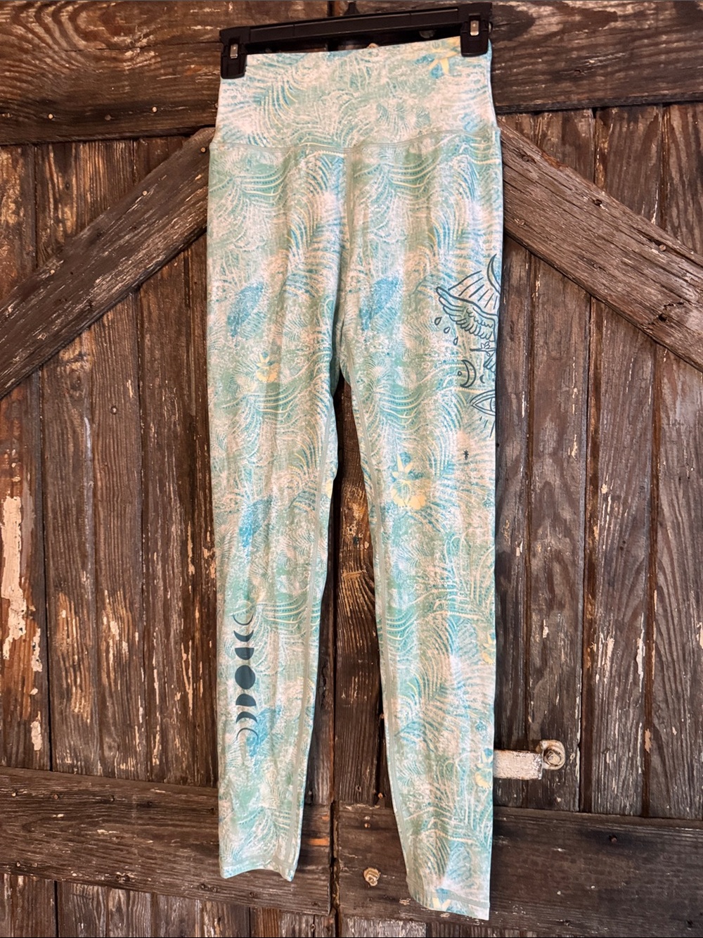 Silverwind Aqua Teal Patterned Leggings